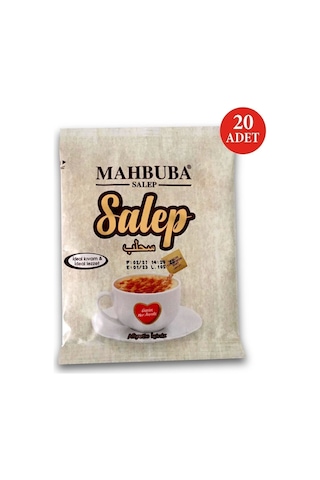 Mahbuba Salep Toz Sahlep Tarçınlı 20x20gr