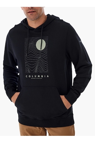 Columbia Cs0392 Csc M Linear Drifts Hoodie Erkek Sweatshirt Siyah