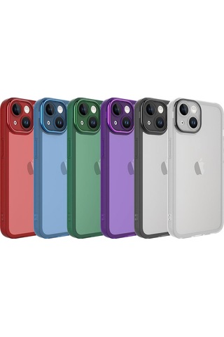 Apple Uyumlu iPhone 14 Plus Kamera Korumalı Transparan Zore Post Kapak