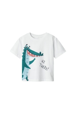 Name It Nmmhelge Ss Nreg Top Pb Beyaz Erkek Çocuk Kısa Kol T-shirt Beyaz
