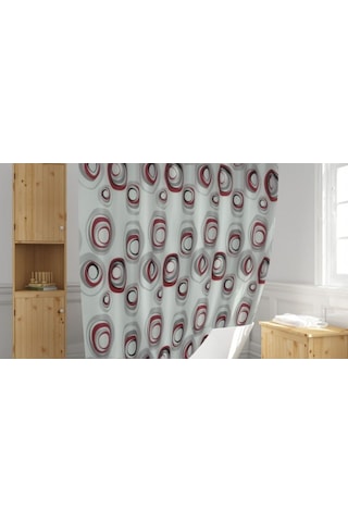 Evdy Duş Perdesi 4954 V9 Bordo Çift Kanat Çok Renkli Evdy Duş Perdesi 4954 V9 Bordo Çift Kanat Çok Renkli