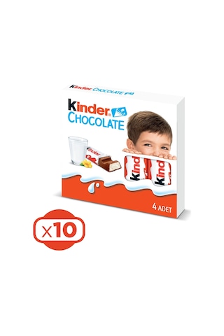 Kinder Chocolate T4 50 Gr X 10 Adet