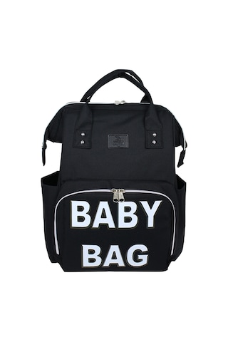 Stylo Star Baby Bag Anne Bebek Bakım Sırt Çantası Silver Black Siyah
