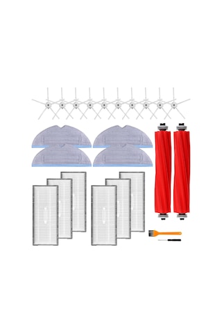 Sointeresting S7 Aksesuar Seti, Roborock S7, S7+, S7 Maxv, S7 Maxv Plus İle Uyumlu, Yedek Parçalar Ana Fırça Paspas Bezi Dahil
