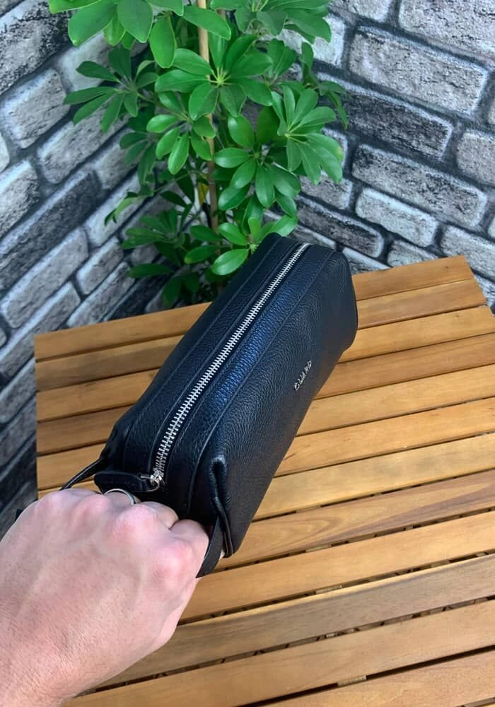 Guard Siyah Unisex Deri El Çantası Çok Renkli