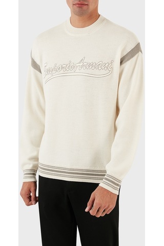 Emporio Armani Erkek Kazak 6r1mxa 1mfuz 0128 Ekru