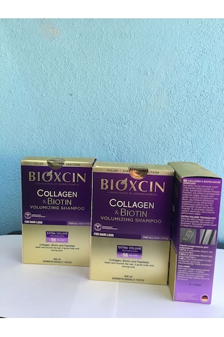 Bıoxcın Collagen Bıotın Hacim Şampuan 3'lü Set