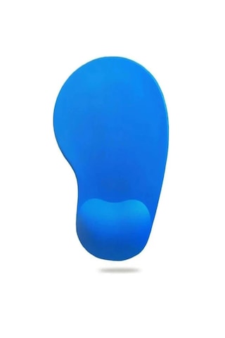 Bilek Destekli Kırmızı Mouse Pad Mavi