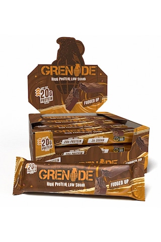 Grenade High Protein, Low Sugar Bar - Fudged Up, 12 x 60 G