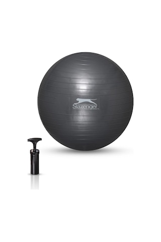 Slazenger Gymball 55 Cm Gri (Pompa Dahildir)