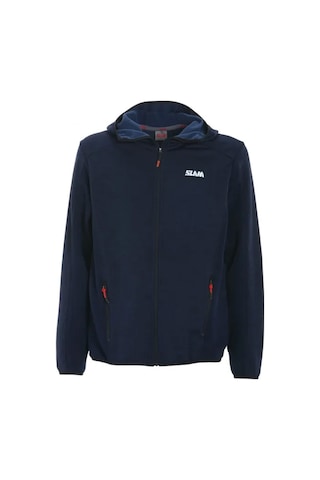 Slam Act Hooded Power Fleece Erkek Polar W13 Lacivert