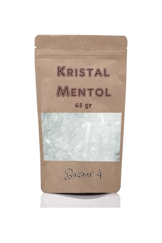 Ayrex Bazaar 4 Kristal Mentol 1. Kalite 65 Gr Menthol Sauna, Hamam, Buhar Banyosu