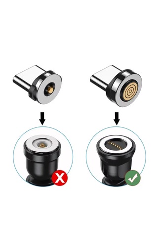 Microcase AL4769 7 Pin Yuvalı Manyetik Lightning Şarj Kablo Başlığı