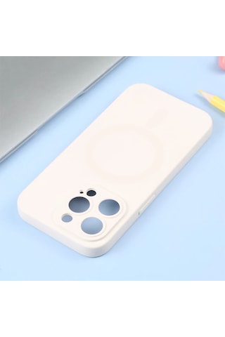 Ally İphone 14 Pro 6.1inç Liquid Silica Magsafe Uyumlu Silikon Kılıf- 5775