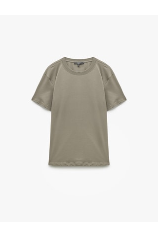 Koton Pamuklu Kısa Kollu Bisiklet Yaka Erkek Basic Tişört Yeşil 6wam10062hk Yeşil