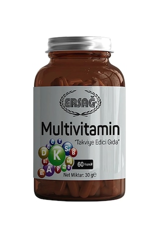 Ersağ Multivitamin 60 Kapsül