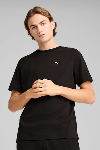 Puma Ess Elevated Tee Siyah Erkek Kısa Kol T-shirt Siyah