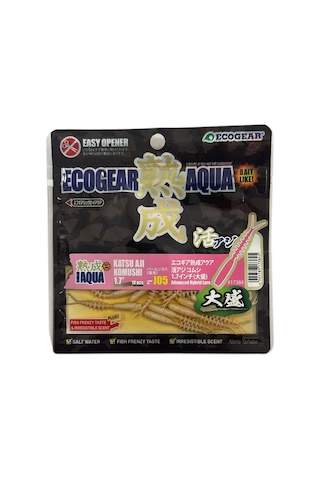 Ecogear Aqua Katsu Aji Komushi 1.7'' 4.3 Cm Lrf Silikonu J05