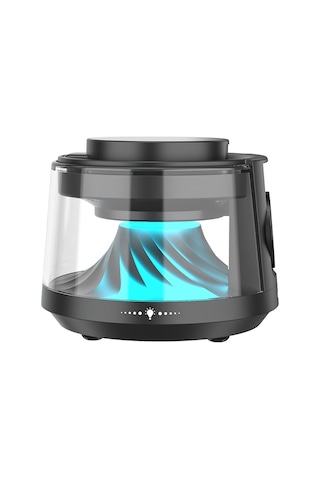 Wiwu Wi-w039 5in1 Kablosuz Şarj Standı Ambiyans Işık Bluetooth Speaker Hoparlör Özellikli 15w Siyah