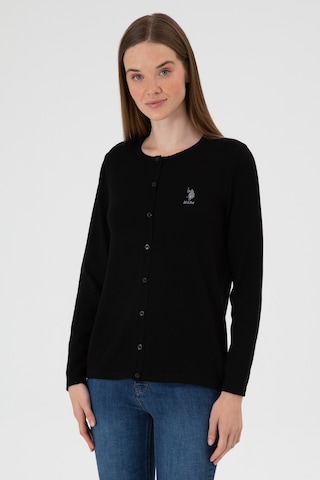 U.s. Polo Assn. Kadın Siyah Hırka Triko 50313624-vr046 Siyah