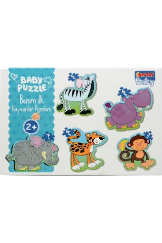+1 Yaş Benim Ilk Hayvanlar Puzzlem (Diytoy)