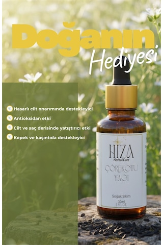 Hiza Herbal Care Doğal Çörek Otu Yağı 30 ML