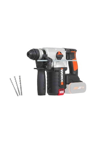 Worx WX380.9 20Volt 2.2J Profesyonel SDS-Plus Pnömatik Kırıcı/Delici (Akü Dahil Değildir)
