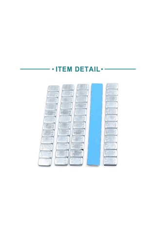 Symbee Otomobil Lastik Denge Ağırlığı Yapışkan Çelik Blok 5g 12 Adet/paket 5 Paket, Tüm Jantlar İçin Uygun
