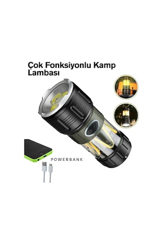 Wison Ws-705 Çok Fonksiyonlu Kamp Feneri Gri