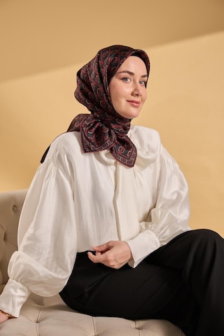 Silk Home Twill İpek Eşarp Zincir Siyah Çok Renkli 37217342