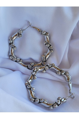 Dorika Sarmal Model Halka Model Silver Gümüş Renk Silver
