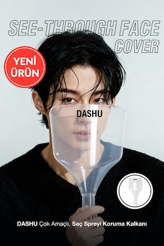 Çok Amaçlı, Saç Spreyi Yüz Koruma Kalkanı Dashu Face Cover See-through
