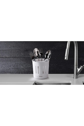 Viatom Kaşıklık Mutfak Tezgahı Organizer Kaşıklık Çap 12cm Yüksek