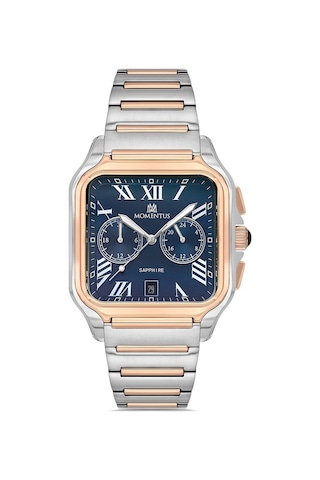 Momentus Men's Time Master Tm348t-11sr Gümüş - Rose Gold