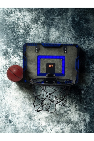 Çift Potali Skorboard Lu Basketbol Seti Basketbol Potası Matkap Gerektirmez, Iç/dış Mekan 2 Yıl Garantili