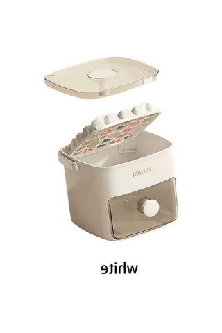 Fastbuy Büyük Kapasiteli Buz Makinesi Çok Bölmeli Tepsili, Dayanıklı Plastik, Beyaz 1 Adet Beyaz