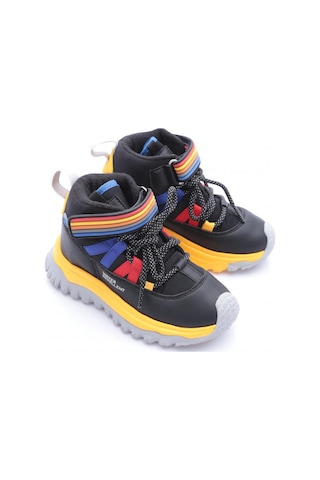 Dudino 4w15c Upo Çocuk Sneaker Spor Ayakkabı Black Yellow