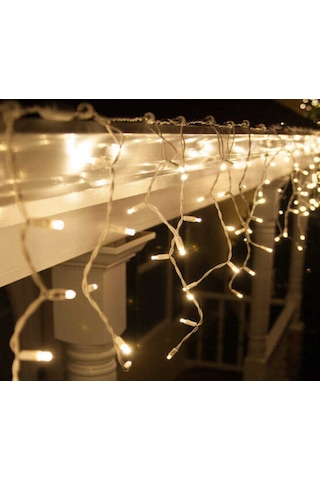 İp Led Işık 10 Metre 8 Modlu Animasyonlu Fişli Şeffaf Kablolu Per