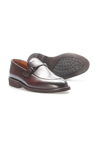Fast Step Hakiki Deri Erkek Klasik Ayakkabı 778ma24-441 Kahve