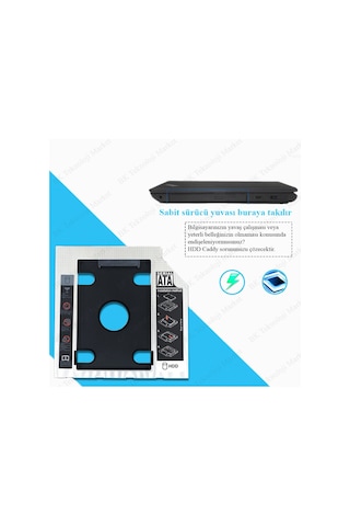 9.5Mm Sata 3.0 2.5 İnch Notebook Hdd Ssd Caddy Kızak Kutu