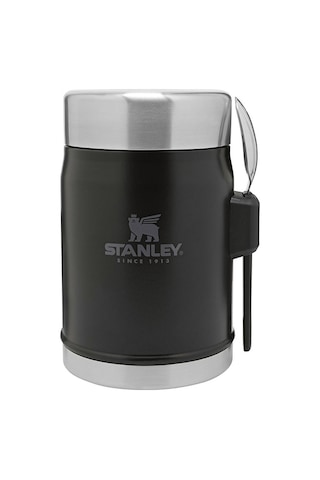 Stanley Klasik Kaşıklı Siyah 0.40 lt Çelik Yemek Termosu Çok Renkli