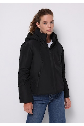 Colin's Colins Regular Fit Kapüşonlu Fermuarlı Astarlı Suya Dayanıklı Kadın Siyah Mont Cl1076421 Q1.v1 Blk Siyah