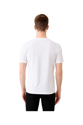 Safe Work V Yaka Kısa Kol İş Tişörtü Rahat, Nefes Alabilir Ve Çok Renk Seçeneği Beyaz