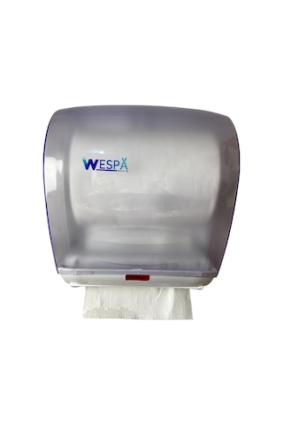 Wespa Kağıt Havlu Dispenseri, Gri Plastik, Duvar Montajlı, Profesyonel Banyo Ve Tuvalet İçin 4 Renk