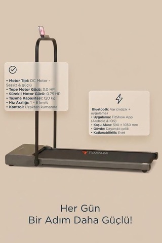 Premium Günlük Spor Aktif Yaşam Fiziksel Aktivite Koşu Bandı Vep1002 Siyah