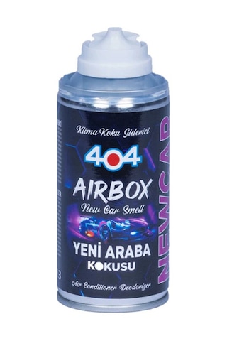 404 Airbox Yeni Araba Araç Klima Kokusu Bombası 150 Ml - Klima Koku Giderici Sprey