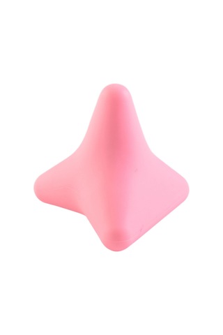 Anjiexun Silikon Masaj Konisi Katı Top Psoas Kas Gevşetme Sırt Ayak Yogası 2 Pembe