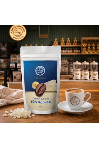 Damla Sakızlı Türk Kahvesi 100gr Hazır