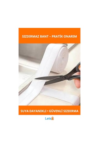 Su Sızdırmaz Bant 3.2m Dayanıklı Pe Malzeme 1 Adet