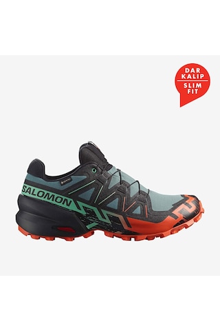 Salomon Speedcross 6 Gtx L4770130028 Erkek Outdoor Ayakkabı - Haki-turuncu-haki-turuncu Haki - Turuncu
